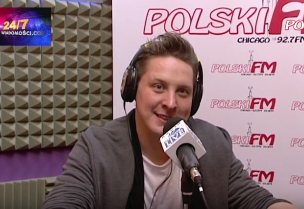 Pomimo burz Antek Smykiewicz gościł w Polski FM Chicago Pomimo burz Antek Smykiewicz gościł w Polski FM Chicago