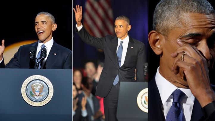 Barack Obama pożegnał się ze swoimi zwolennikami Barack Obama pożegnał się ze swoimi zwolennikami