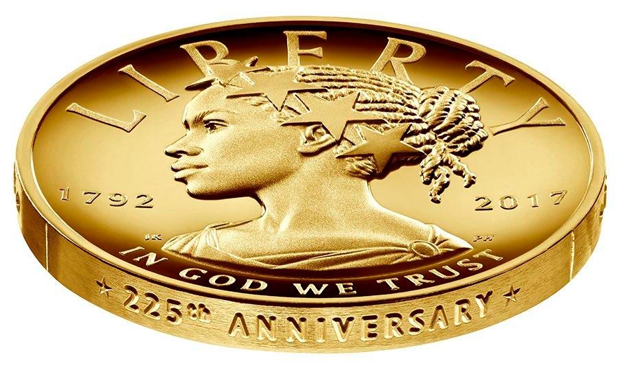 Pierwsza w historii USA moneta z afroamerykańską Lady Liberty Pierwsza w historii USA moneta z afroamerykańską Lady Liberty