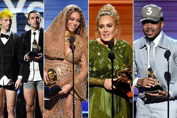 Adele i David Bowie to najwięksi wygrani Grammy. Nagrodą uhonorowano Krzysztofa Pendereckiego Adele i David Bowie to najwięksi wygrani Grammy. Nagrodą uhonorowano Krzysztofa Pendereckiego