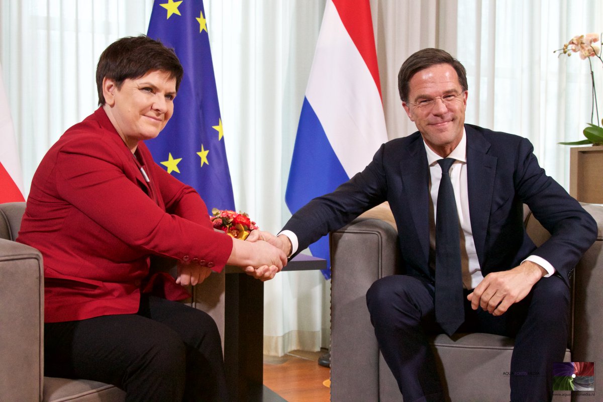 Szefowa polskiego rządu spotkała się z holenderskim premierem, Markiem Rutte Szefowa polskiego rządu spotkała się z holenderskim premierem, Markiem Rutte