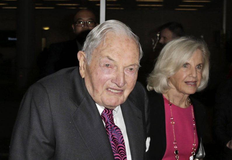 Zmarł amerykański miliarder Dawid Rockefeller Zmarł amerykański miliarder Dawid Rockefeller