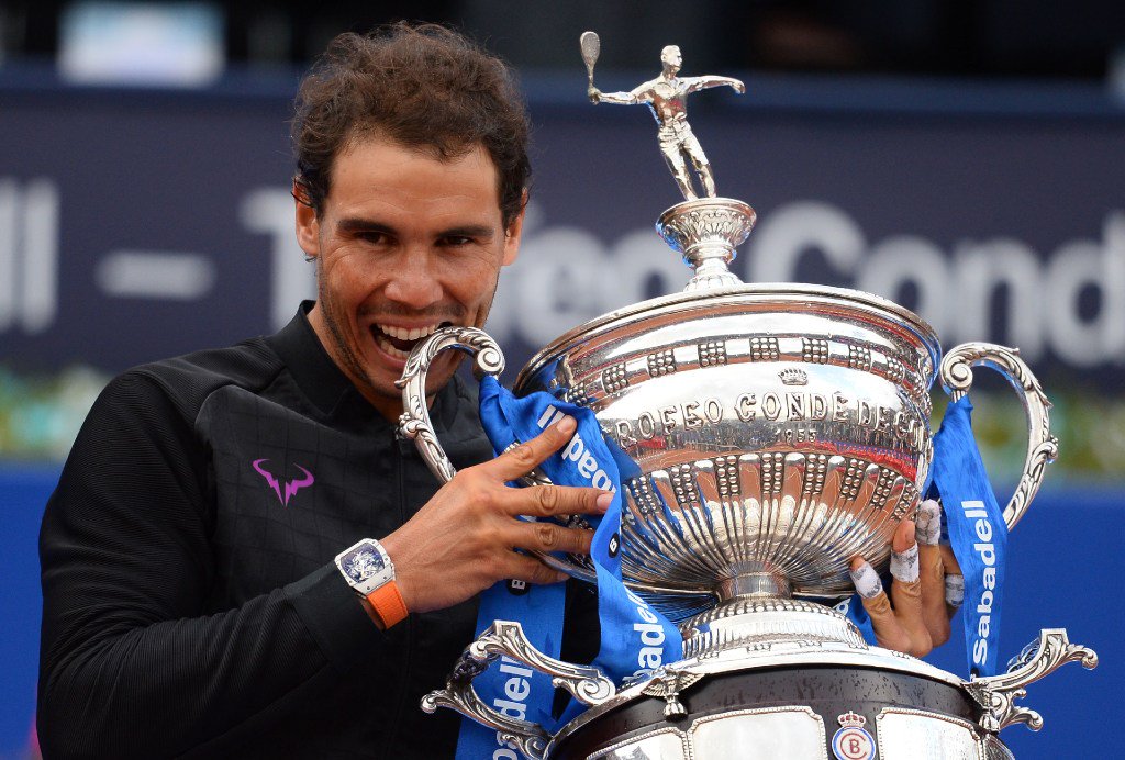 Rafael Nadal po raz dziesi膮ty zwyci臋zc膮 turnieju ATP w Barcelonie Rafael Nadal po raz dziesi膮ty zwyci臋zc膮 turnieju ATP w Barcelonie