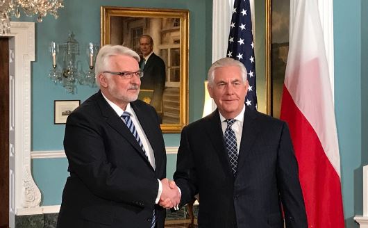 Witold Waszczykowski rozmawiał z Rexem Tillersonem Witold Waszczykowski rozmawiał z Rexem Tillersonem