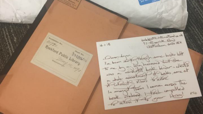 Lepiej późno niż wcale…do biblioteki w Rockford oddano książkę po 124 latach Lepiej późno niż wcale…do biblioteki w Rockford oddano książkę po 124 latach
