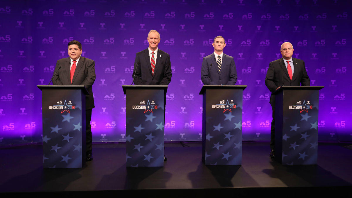 Telewizyjna debata kandydatów na gubernatorów Illinois Telewizyjna debata kandydatów na gubernatorów Illinois