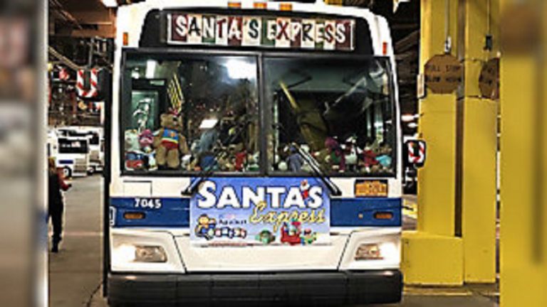 Santa Express kursuje na Staten Island