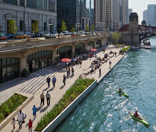Chicago Riverwalk przynosi coraz większy dochód