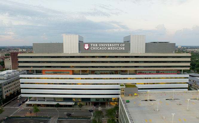 Pacjent przyjęty do University of Chicago Medical Center nie ma