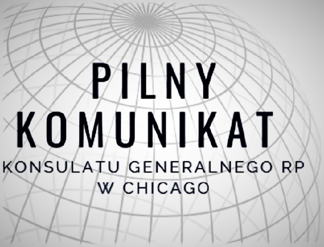 Konsulat Generalny RP w Chicago wznawia przyjmowanie interesantów (KOMUNIKAT)
