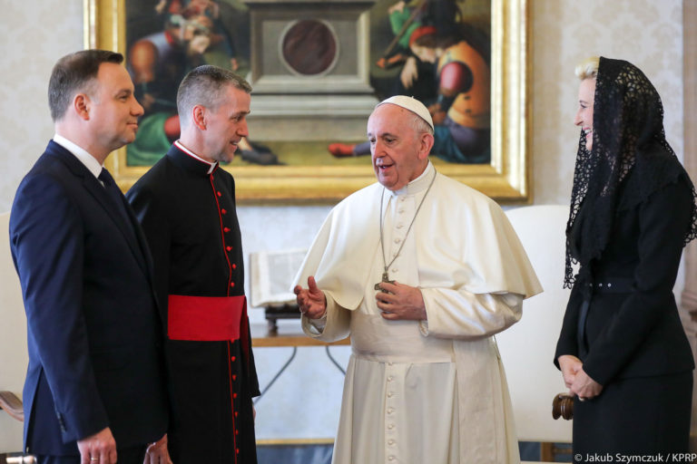 Prezydent Andrzej Duda rozmawiał z Papieżem Franciszkiem