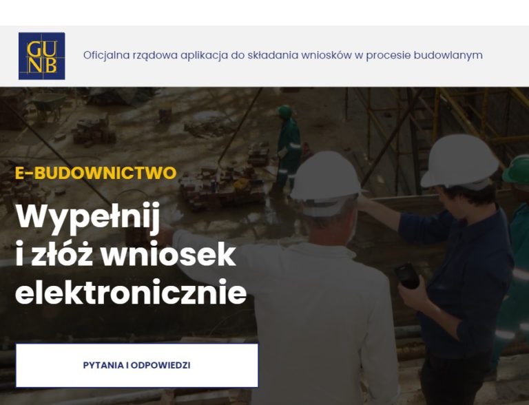 Gowin: Oddajemy w ręce przedsiębiorców serwis e-Budownictwo