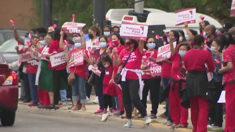 Jednodniowy strajk pielęgniarek w Chicago