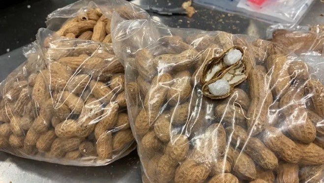 Celnicy z Tennessee odkryli przemyt pół kilograma metamfetaminy w… skorupkach orzeszków ziemnych
