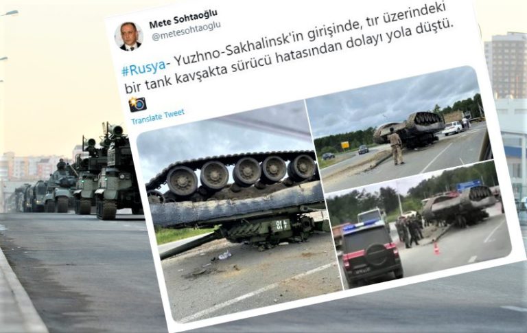 Rosjanom „wypadł czołg”. Zdjęcia „zgubionej” maszyny obiegły internet