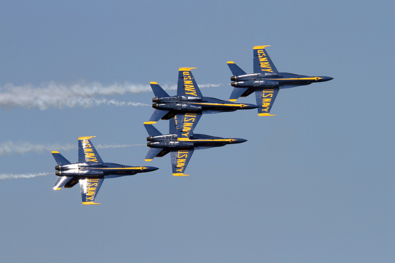 U.S. Navy Blue Angels w weekend przelecą nad Chicago