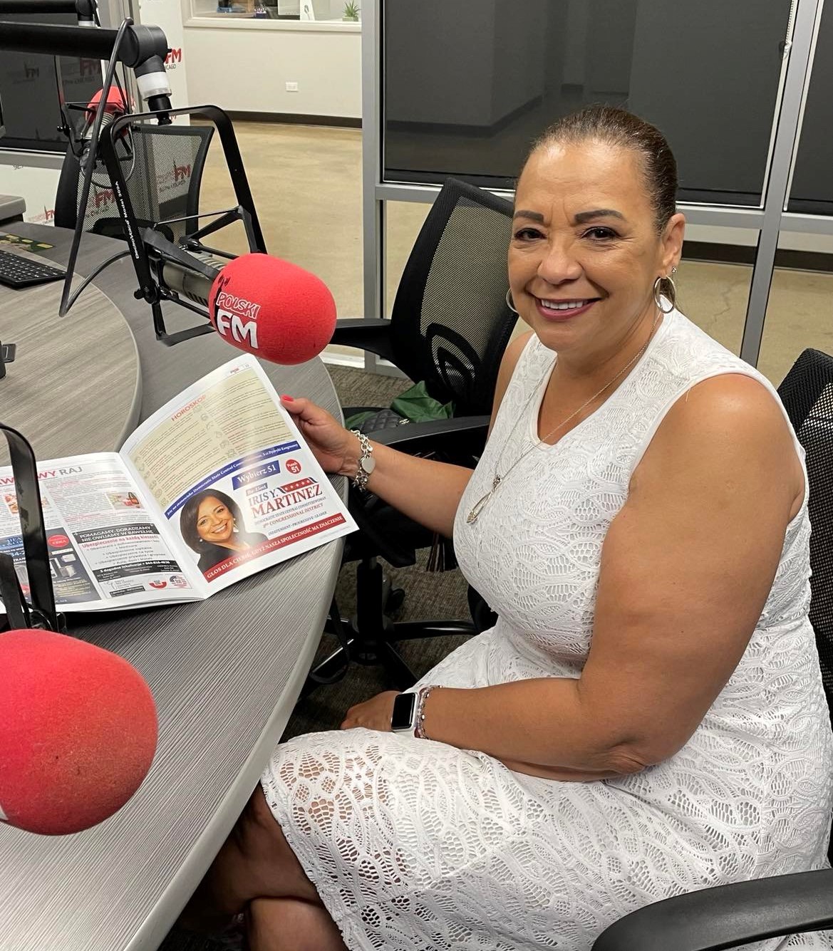 Wywiad radiowy z Iris Y. Martinez, Sekretarzem Departamentu Sądownictwa