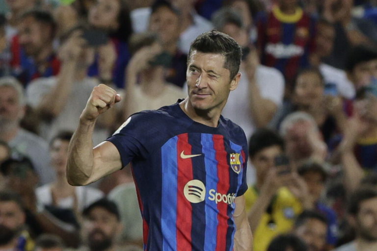 Dwa gole Lewandowskiego dla Barcelony