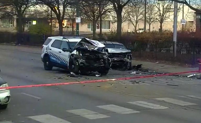 Wypadek z udziałem radiowozu CPD