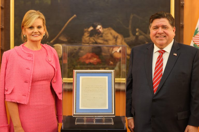 Gubernator Illinois podarował muzeum ważny dokument podpisany przez prezydenta Abrahama Lincolna