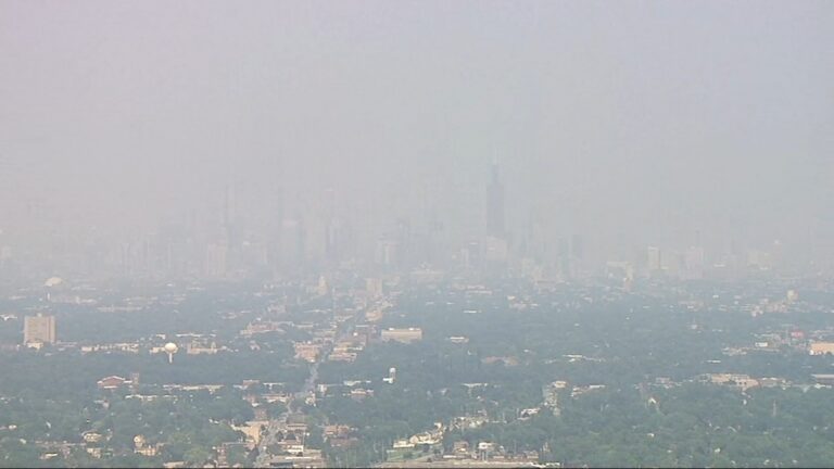 Wysoka temperatura powodem pogorszenia się jakości powietrza w Chicago