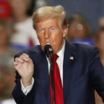 Former US president and Republican presidential candidate Donald Trump holds campaign rally in Pennsylvania