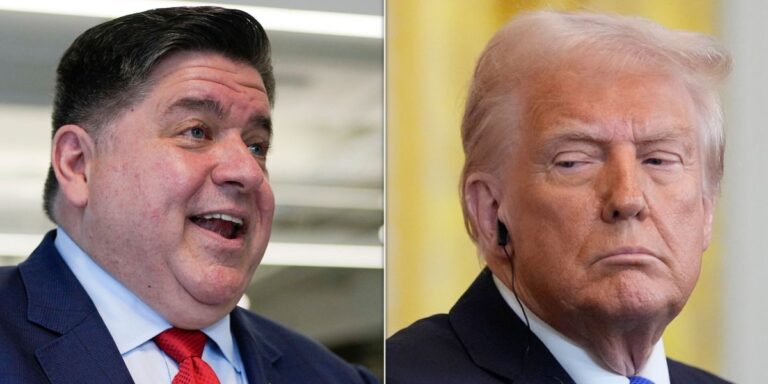 Pritzker zaostrza krytykę Trumpa przed wizytą prezydenta w rejonie Chicago