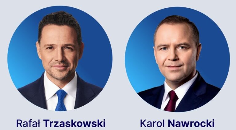 Exit poll: Rafał Trzaskowski – 50,3 proc., Karol Nawrocki – 49,7 proc.